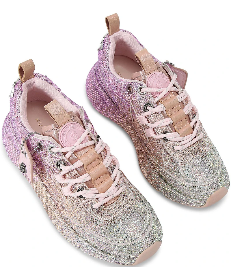 Kurt Geiger London Kurt Runner Ornament Crystal Runner Platform Sneakers