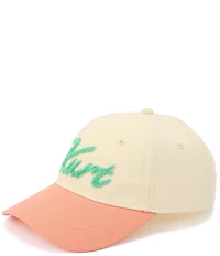 Kurt Geiger London Kurt Script Logo Baseball Cap