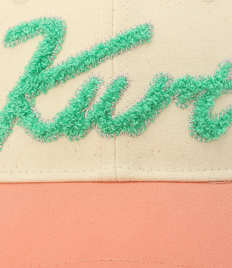 Kurt Geiger London Kurt Script Logo Baseball Cap