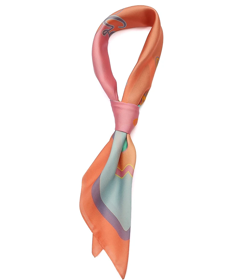 Kurt Geiger London Kurt Script Square Scarf