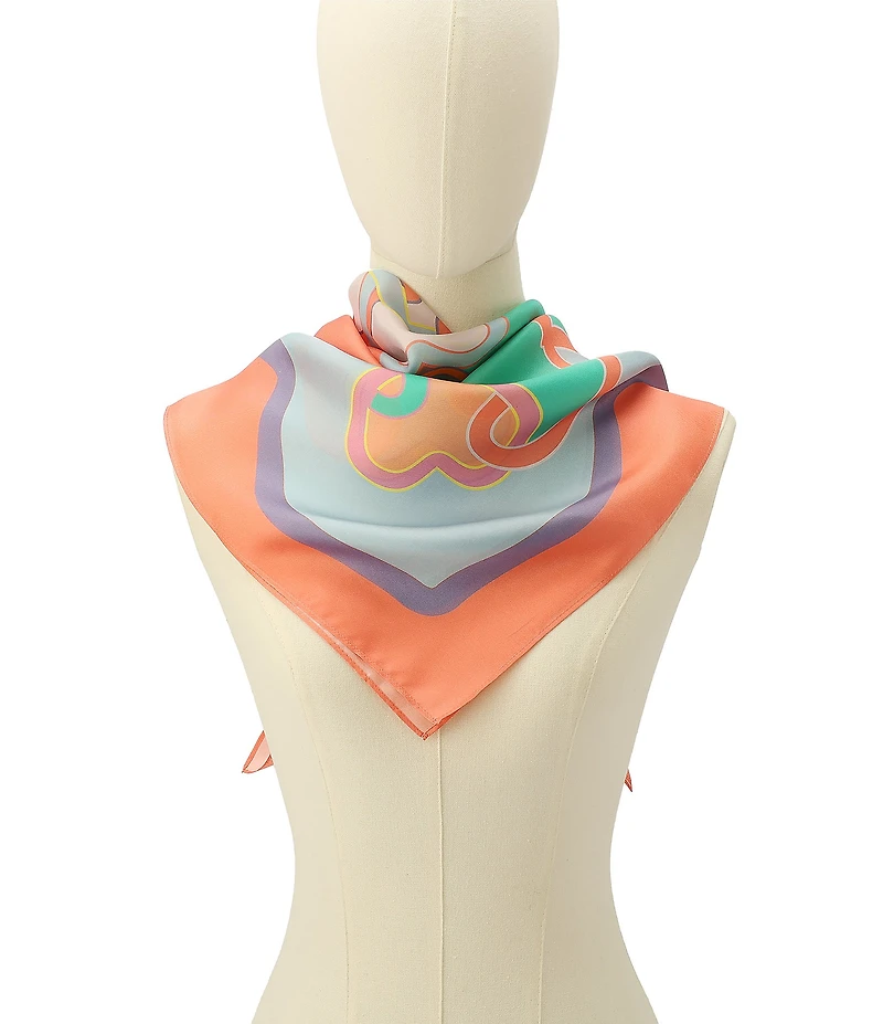 Kurt Geiger London Kurt Script Square Scarf