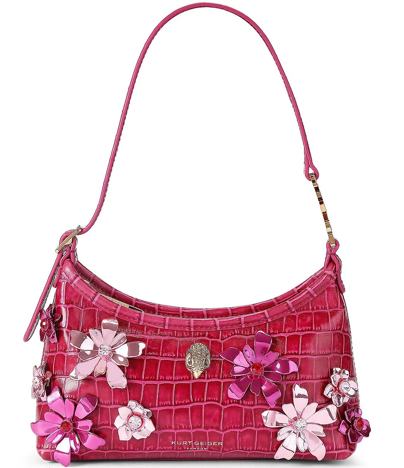 Kurt Geiger London Kurt Sling Flowers Applique Shoulder Bag