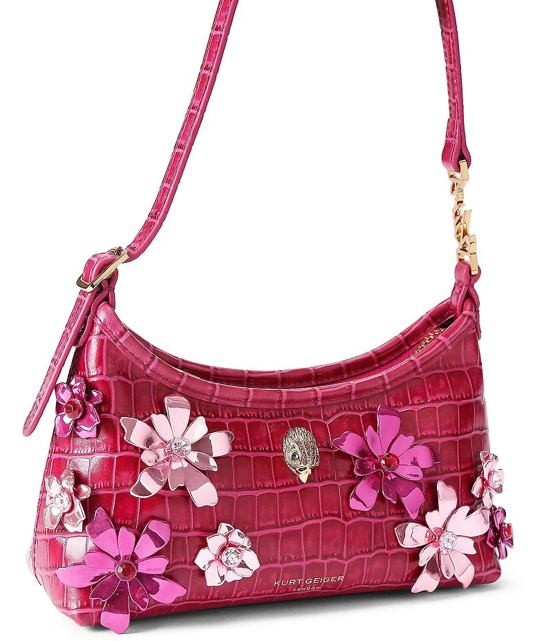 Kurt Geiger London Kurt Sling Flowers Applique Shoulder Bag