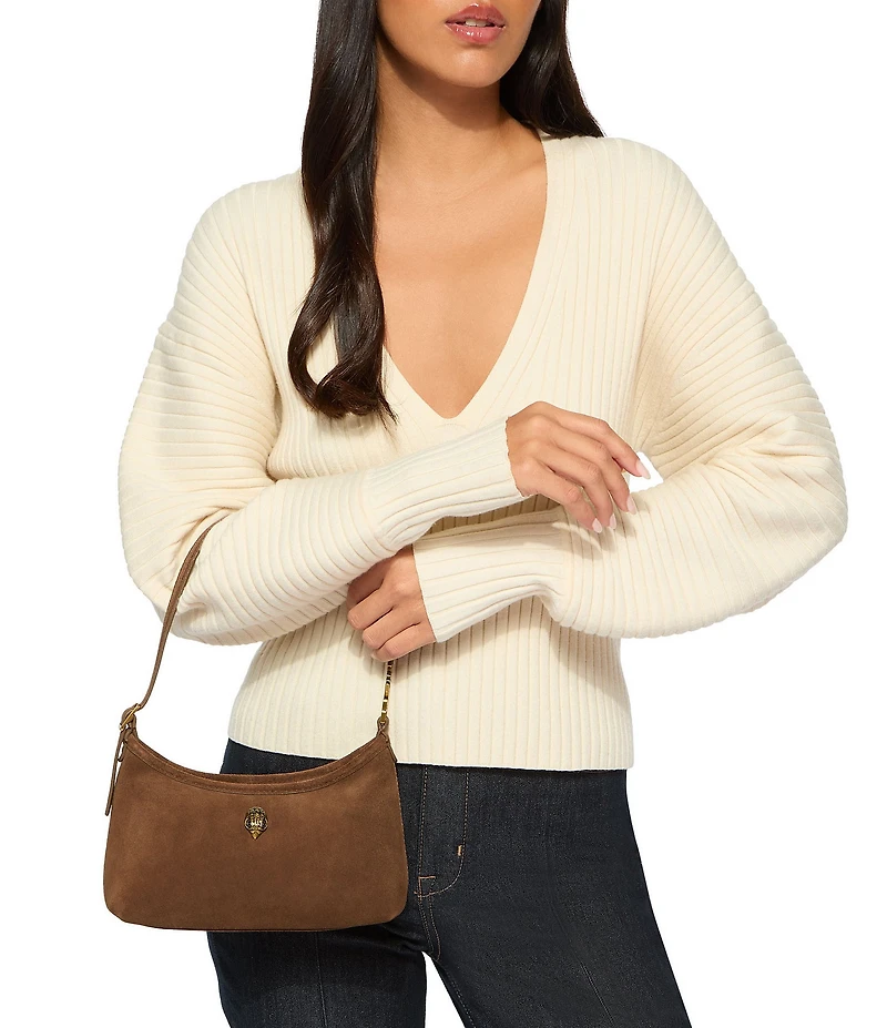 Kurt Geiger London Kurt Suede Sling Shoulder Bag