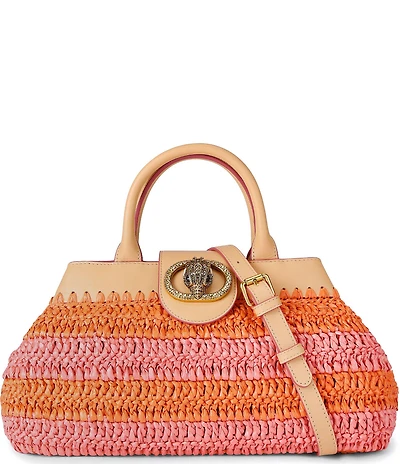 Kurt Geiger London Kurt's Cabana Raffia Chelsea Hobo Handle Bag