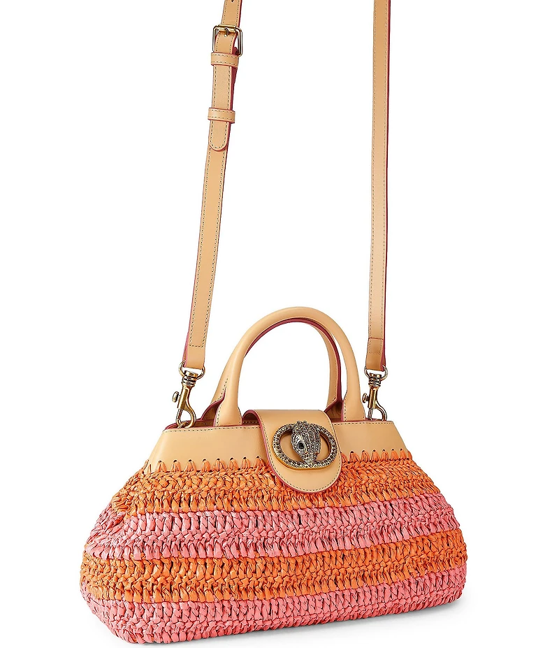 Kurt Geiger London Kurt's Cabana Raffia Chelsea Hobo Handle Bag