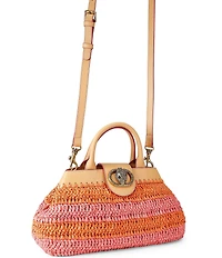 Kurt Geiger London Kurt's Cabana Raffia Chelsea Hobo Handle Bag