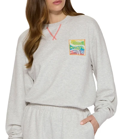 Kurt Geiger London Kurt's Cabana Crew Neck Long Sleeve Coordinating Sweatshirt