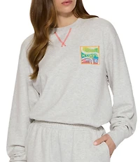 Kurt Geiger London Kurt's Cabana Crew Neck Long Sleeve Coordinating Sweatshirt