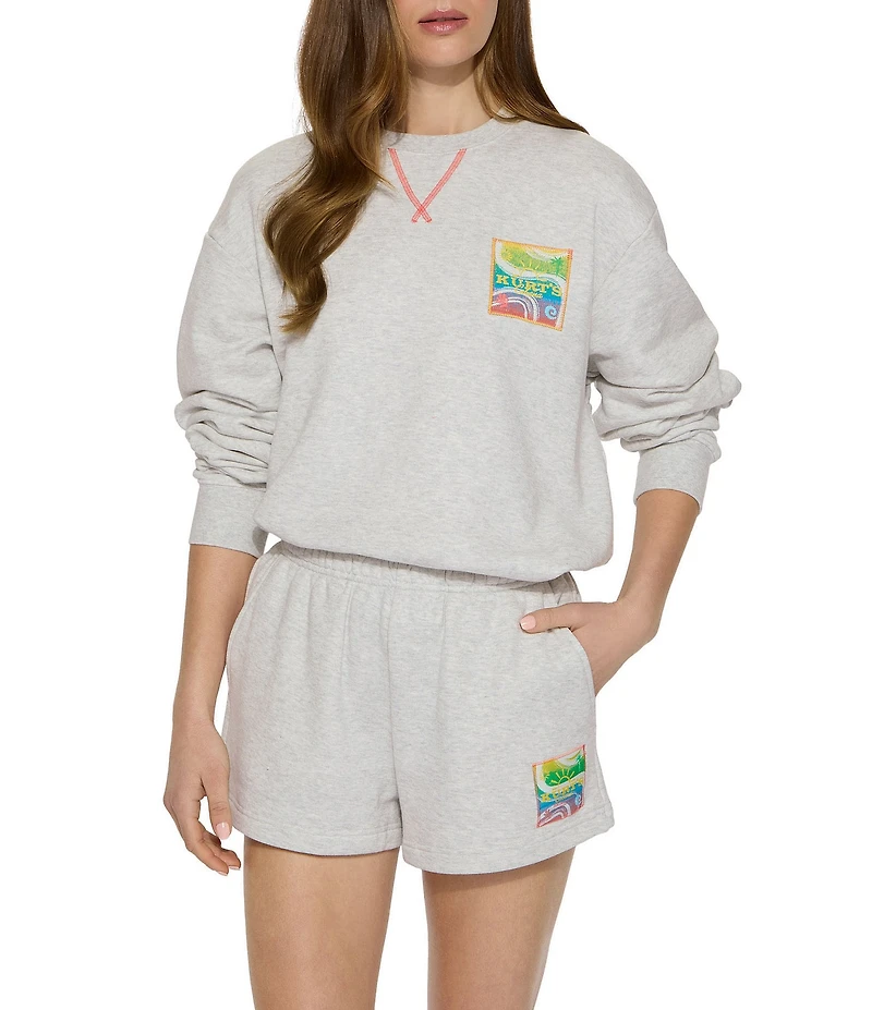 Kurt Geiger London Kurt's Cabana Crew Neck Long Sleeve Coordinating Sweatshirt