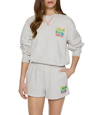Kurt Geiger London Kurt's Cabana Crew Neck Long Sleeve Coordinating Sweatshirt