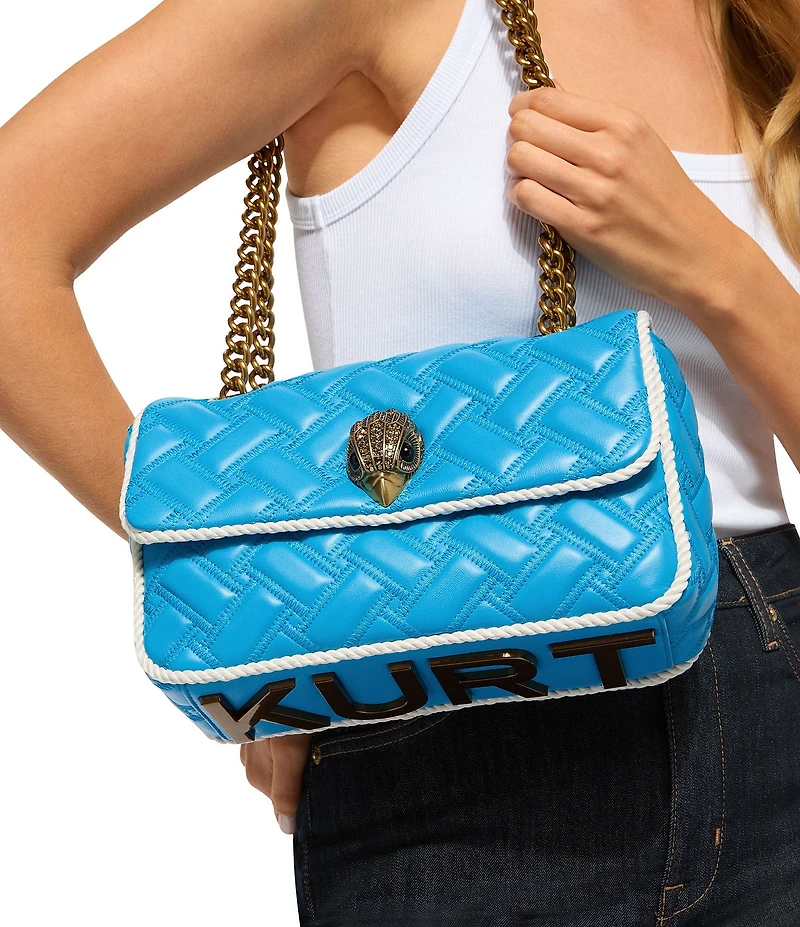 Kurt Geiger London Kurt's Cabana Kensington Flap Kurt Shoulder Bag
