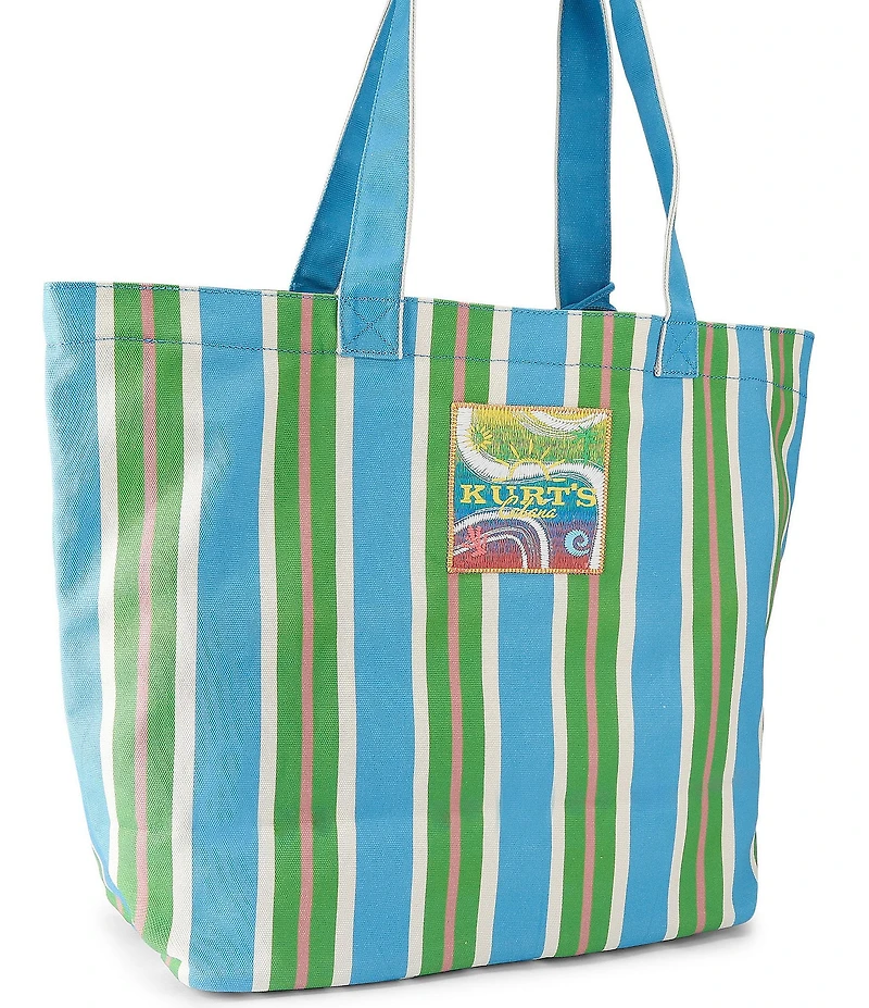 Kurt Geiger London Kurt's Verical Stripe Cabana Kurt Large Shopper Bag