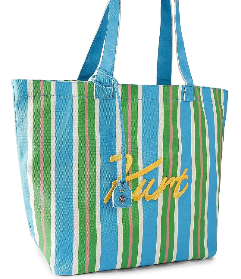 Kurt Geiger London Kurt's Verical Stripe Cabana Kurt Large Shopper Bag