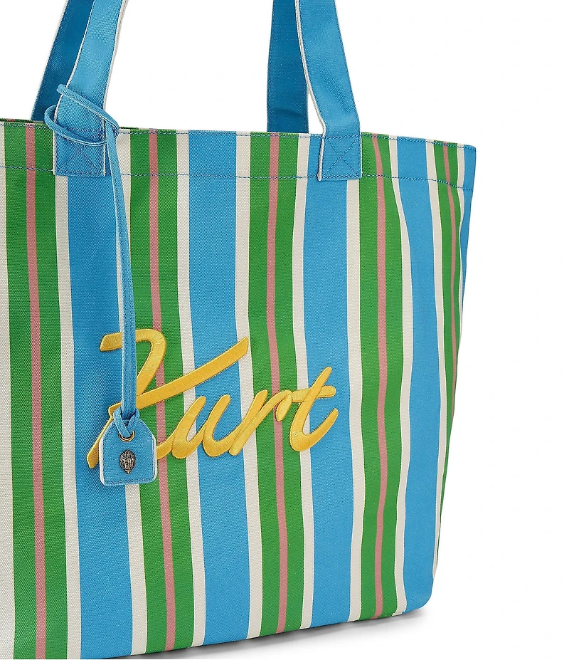 Kurt Geiger London Kurt's Verical Stripe Cabana Kurt Large Shopper Bag