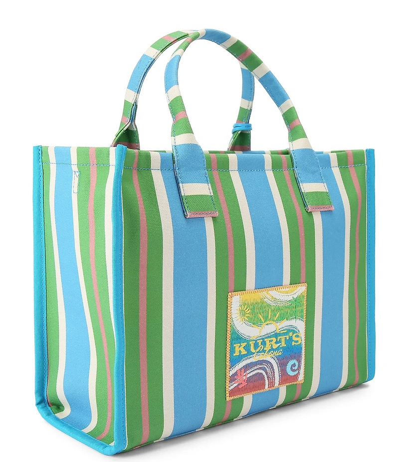 Kurt Geiger London Kurt's Stripe Cabana Kurt Tote Bag