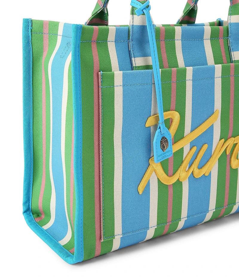 Kurt Geiger London Kurt's Stripe Cabana Kurt Tote Bag