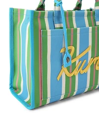 Kurt Geiger London Kurt's Stripe Cabana Kurt Tote Bag