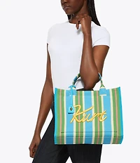 Kurt Geiger London Kurt's Stripe Cabana Kurt Tote Bag