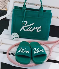 Kurt Geiger London Kurt's Cabana Kurt Canvas Tote Bag