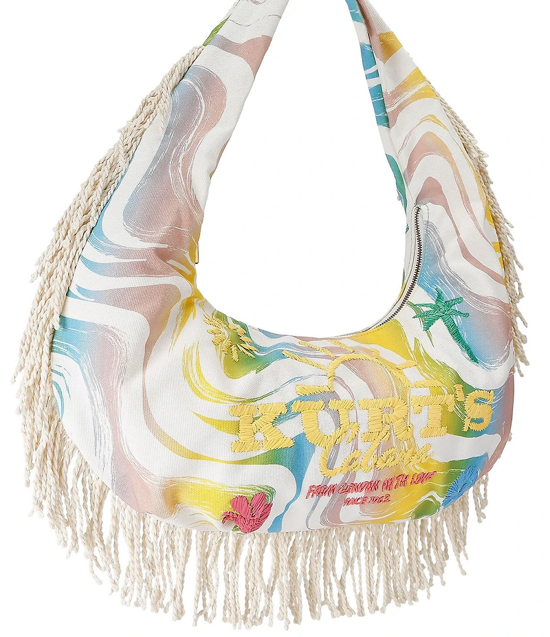 Kurt Geiger London Kurt's Cabana Large Hobo Fringe Bag
