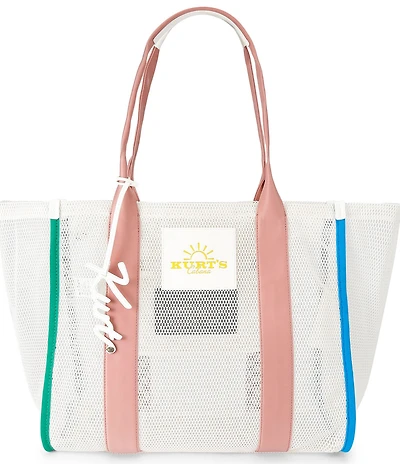Kurt Geiger London Kurt's Cabana Large Mesh Shopper Tote Bag