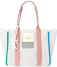 Kurt Geiger London Kurt's Cabana Large Mesh Shopper Tote Bag