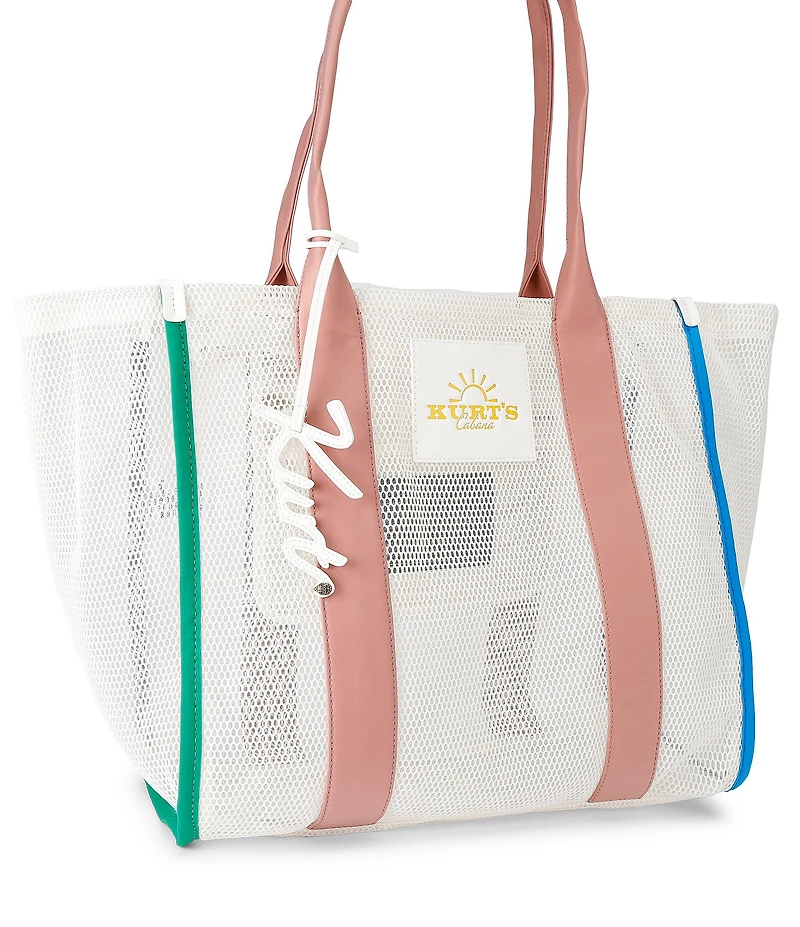 Kurt Geiger London Kurt's Cabana Large Mesh Shopper Tote Bag