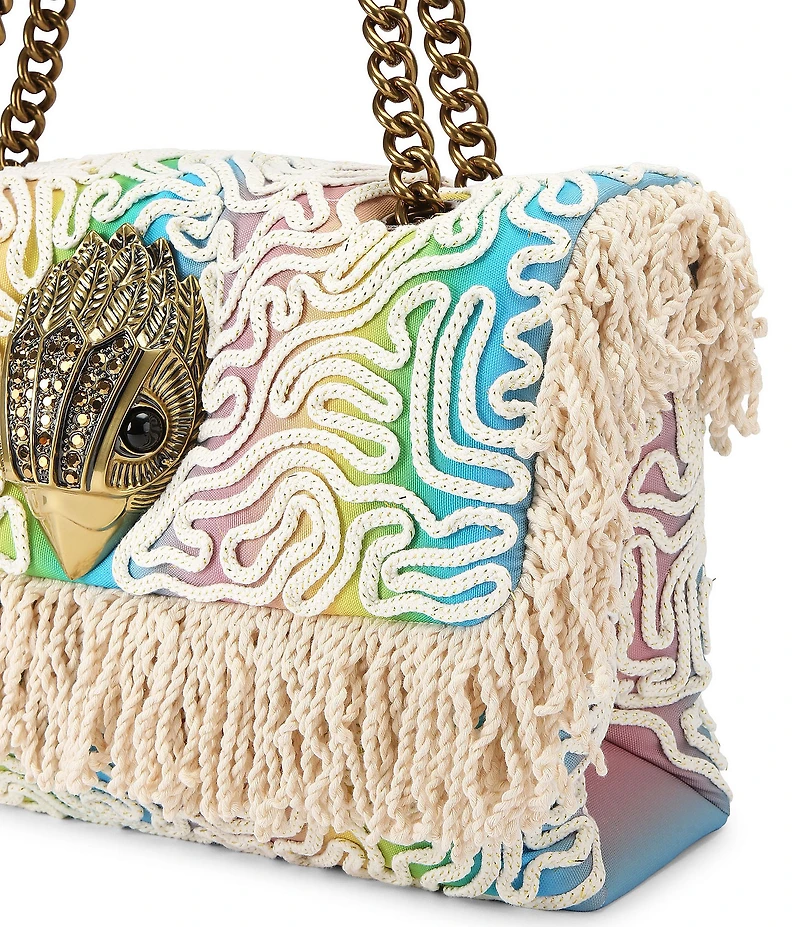 Kurt Geiger London Kurt's Cabana Rainbow Macro Kensington Shoulder Bag