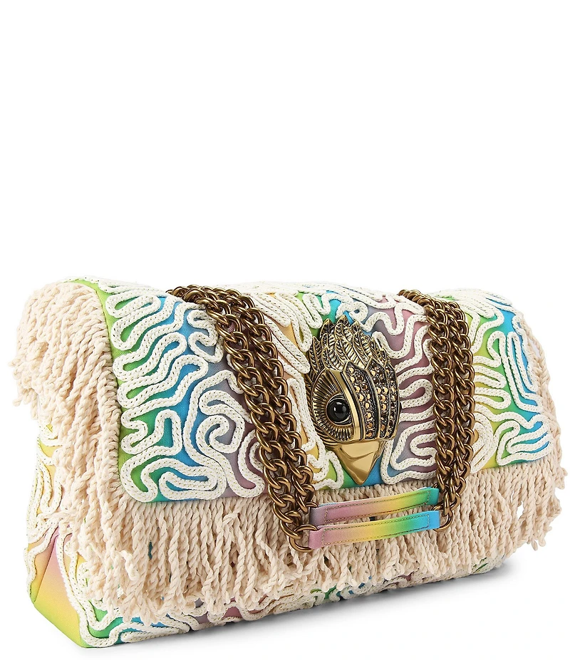 Kurt Geiger London Kurt's Cabana Rainbow Macro Kensington Shoulder Bag