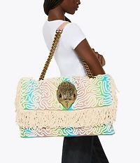 Kurt Geiger London Kurt's Cabana Rainbow Macro Kensington Shoulder Bag