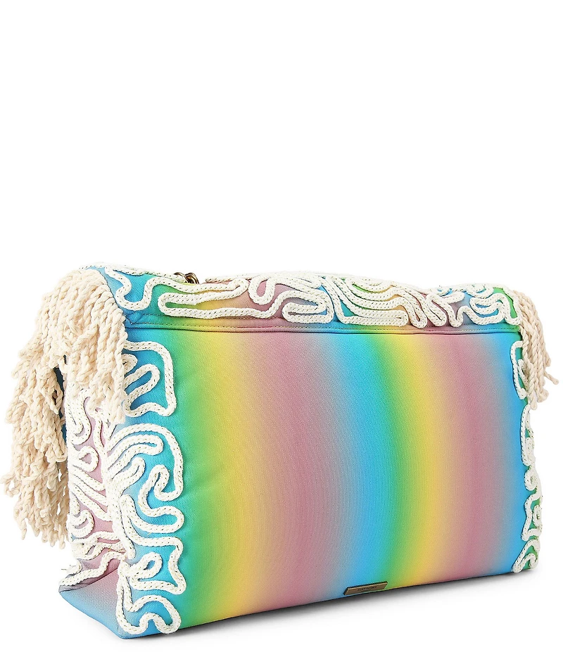 Kurt Geiger London Kurt's Cabana Rainbow Ombre Rope Macro Kensington Shoulder Bag