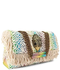 Kurt Geiger London Kurt's Cabana Rainbow Ombre Rope Macro Kensington Shoulder Bag