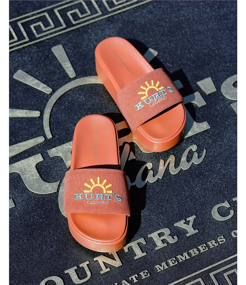 Kurt Geiger London Kurt's Cabana Meena Platform Slide Sandals