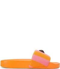 Kurt Geiger London Kurt's Cabana Meena Striped Terry Pool Slide Sandals