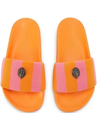 Kurt Geiger London Kurt's Cabana Meena Striped Terry Pool Slide Sandals