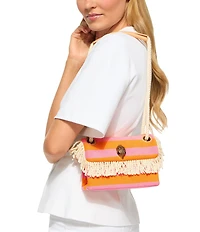 Kurt Geiger London Kurt's Cabana Mini Kensington Fringe Crossbody Bag