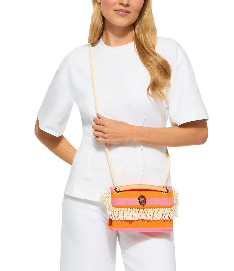Kurt Geiger London Kurt's Cabana Mini Kensington Fringe Crossbody Bag