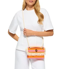 Kurt Geiger London Kurt's Cabana Mini Terry Kensington Fringe Crossbody Bag