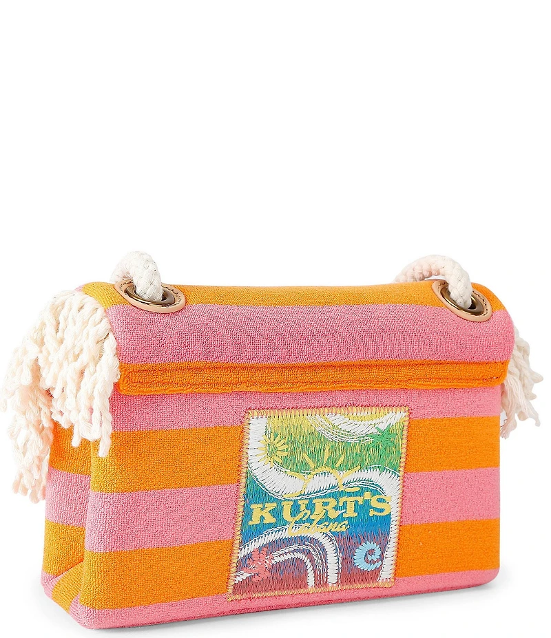 Kurt Geiger London Kurt's Cabana Mini Terry Kensington Fringe Crossbody Bag