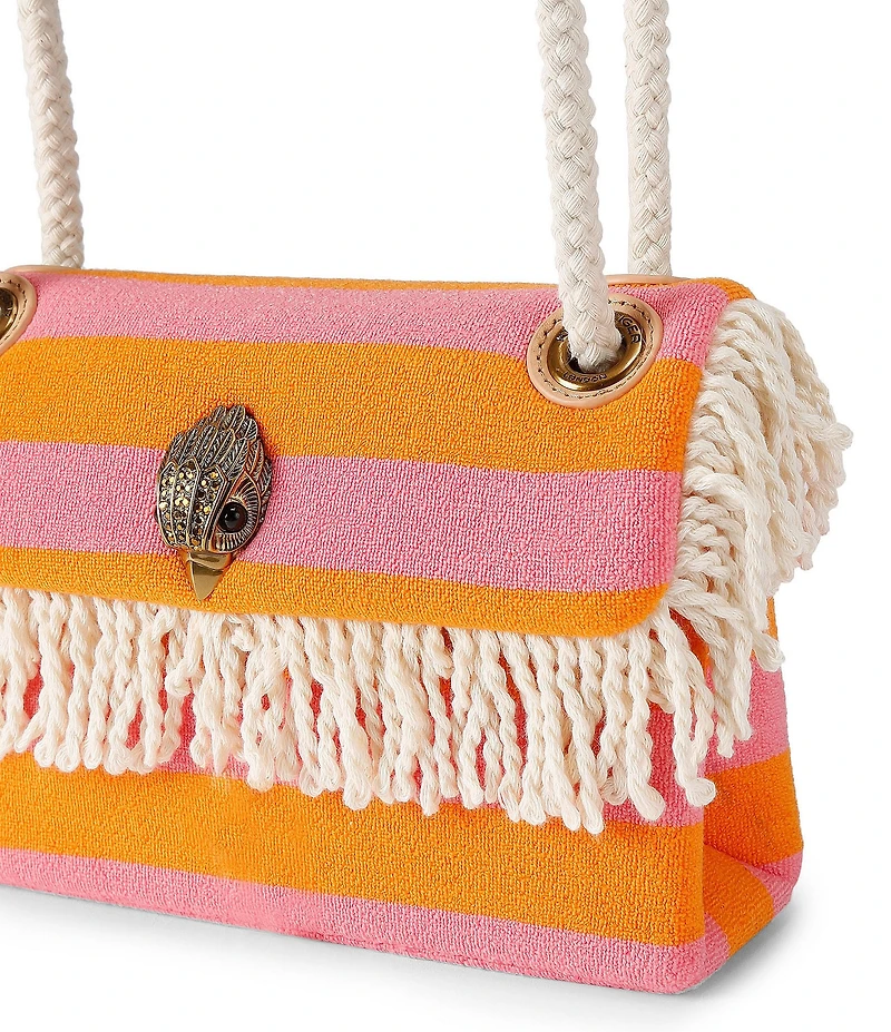 Kurt Geiger London Kurt's Cabana Mini Terry Kensington Fringe Crossbody Bag