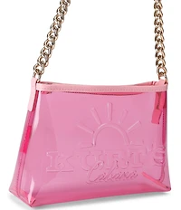 Kurt Geiger London Kurt's Cabana Small Clear Pochette Shoulder Bag