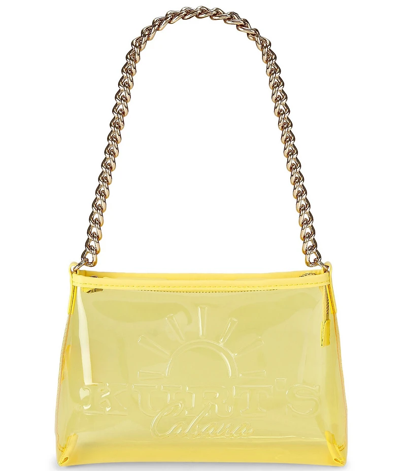 Kurt Geiger London Kurt's Cabana Small Clear Pochette Shoulder Bag