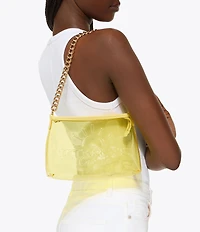 Kurt Geiger London Kurt's Cabana Small Clear Pochette Shoulder Bag