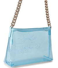 Kurt Geiger London Kurt's Cabana Small Clear Pochette Shoulder Bag