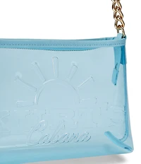 Kurt Geiger London Kurt's Cabana Small Clear Pochette Shoulder Bag