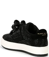 Kurt Geiger London Laney Rhinestone Bow Platform Sneakers