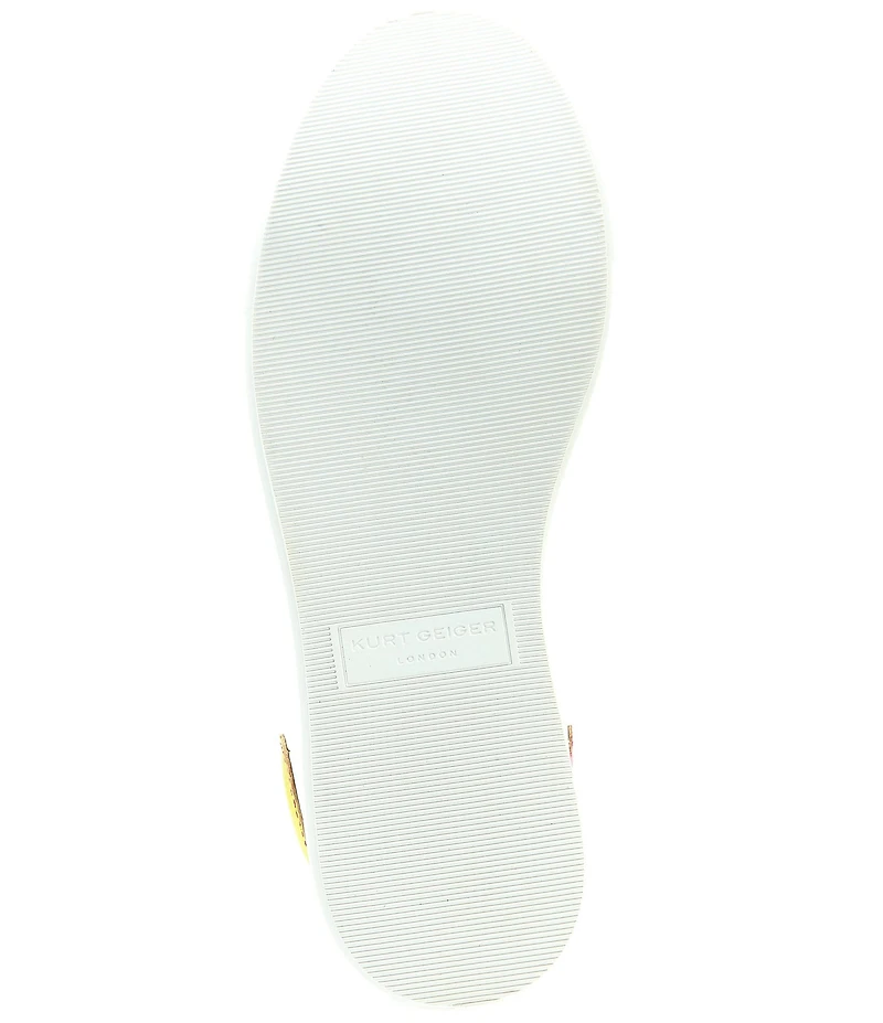 Kurt Geiger London Laney Metallic Rainbow Leather Back Platform Sneakers