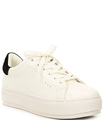 Kurt Geiger London Laney Leather Lace Up Platform Sneakers