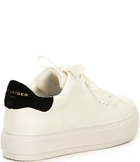 Kurt Geiger London Laney Leather Lace Up Platform Sneakers